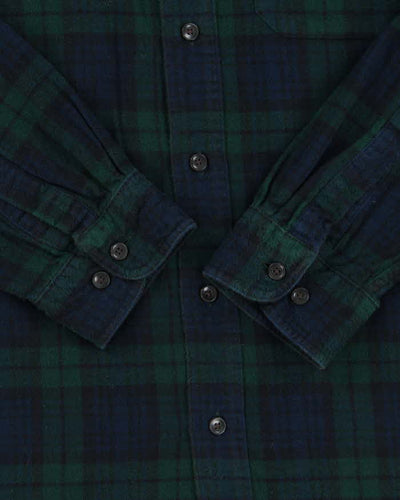 Vintage 00s L.L.Bean Tartan Long Sleeve Oversized Flannel Shirt - L
