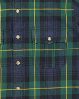 Vintage 00s Polo Ralph Lauren Tartan Long Sleeve Epaulette Flannel Shirt - L