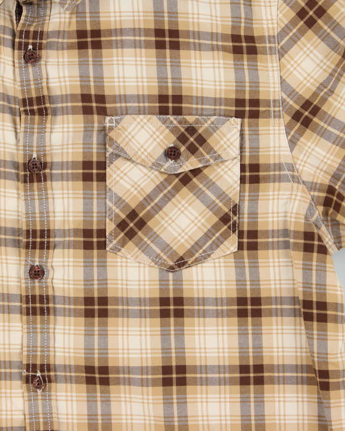 Vintage Y2K 00s Guess Plaid Long Sleeve Flannel Shirt - L