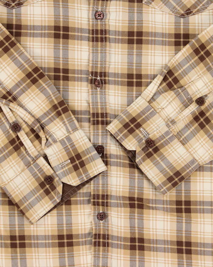 Vintage Y2K 00s Guess Plaid Long Sleeve Flannel Shirt - L