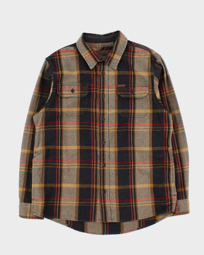 Vintage Orvis Heavyweight Plaid Long Sleeve Flannel Over Shirt - L