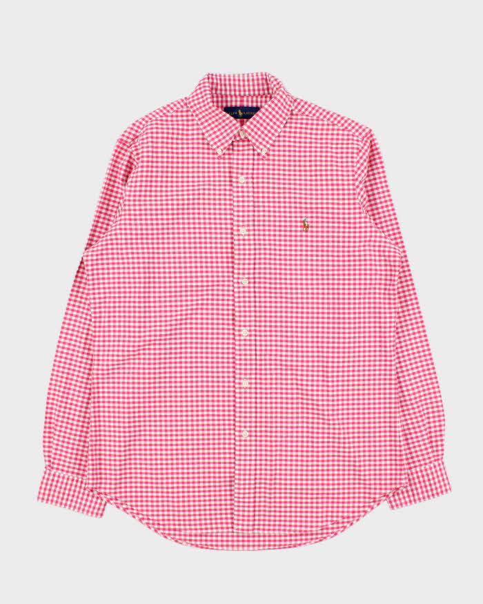 Vintage Polo Ralph Lauren Gingham Oversized Long Sleeve Shirt - M