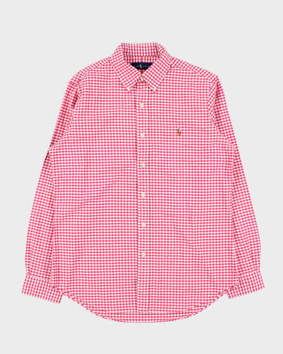 Vintage Polo Ralph Lauren Gingham Oversized Long Sleeve Shirt - M