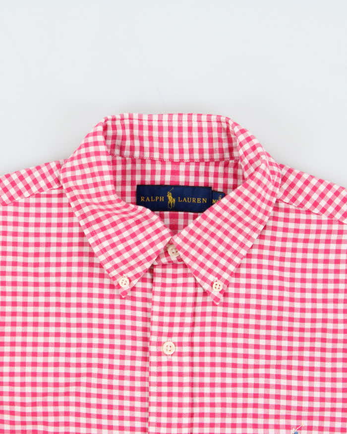 Vintage Polo Ralph Lauren Gingham Oversized Long Sleeve Shirt - M