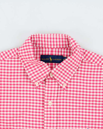 Vintage Polo Ralph Lauren Gingham Oversized Long Sleeve Shirt - M