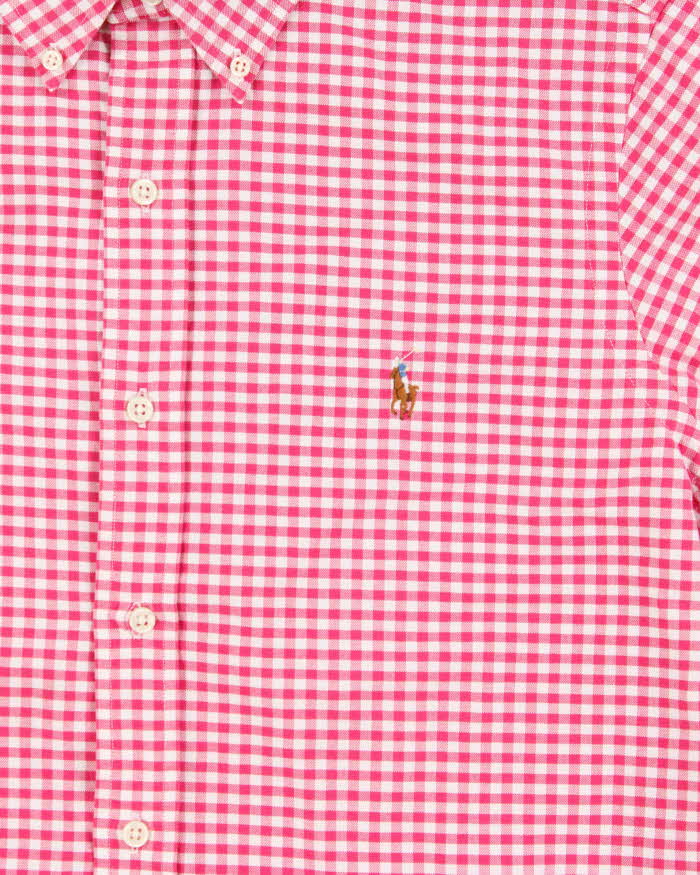 Vintage Polo Ralph Lauren Gingham Oversized Long Sleeve Shirt - M