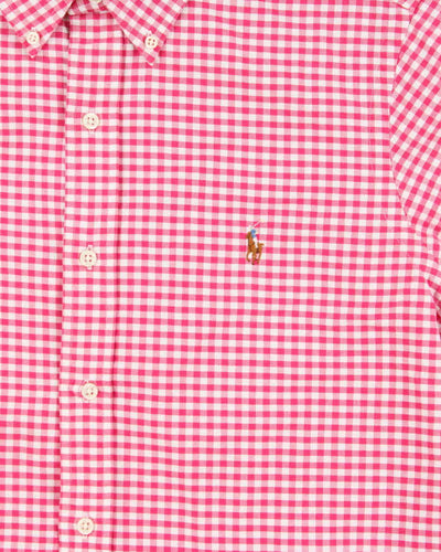 Vintage Polo Ralph Lauren Gingham Oversized Long Sleeve Shirt - M