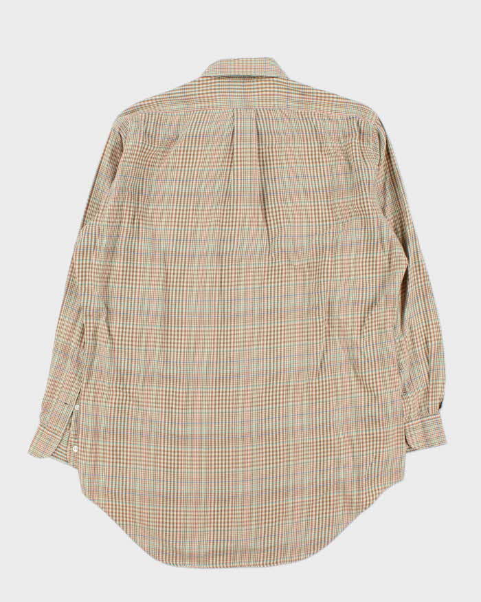 Vintage 1980s Polo Ralph Lauren Plaid Oversized Long Sleeve Shirt - L
