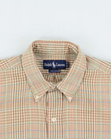 Vintage 1980s Polo Ralph Lauren Plaid Oversized Long Sleeve Shirt - L