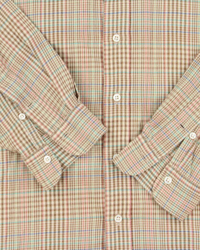 Vintage 1980s Polo Ralph Lauren Plaid Oversized Long Sleeve Shirt - L