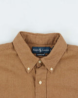 Vintage 00s Polo Ralph Lauren Heavyweight Oversized Long Sleeve Flannel Shirt - L