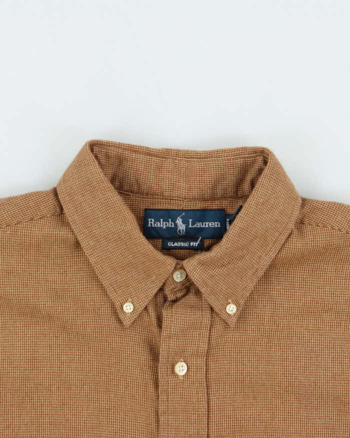 Vintage 00s Polo Ralph Lauren Heavyweight Oversized Long Sleeve Flannel Shirt - L