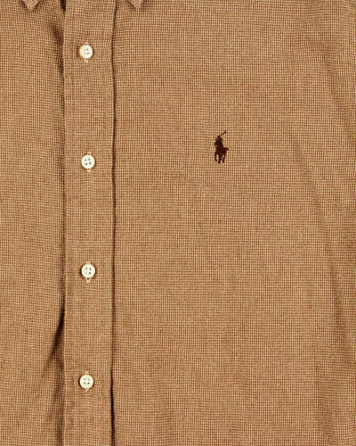 Vintage 00s Polo Ralph Lauren Heavyweight Oversized Long Sleeve Flannel Shirt - L