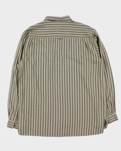 Vintage 00s The North Face Striped Long Sleeve Flannel Shirt - L