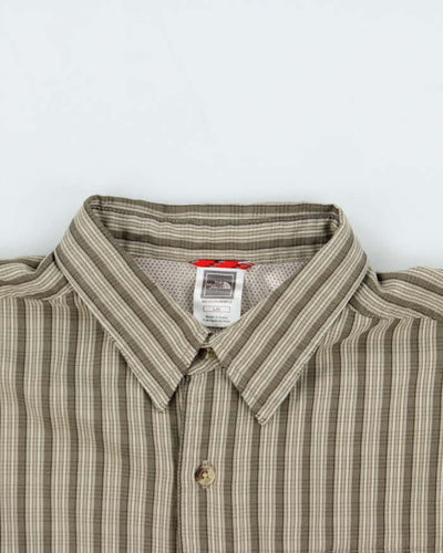 Vintage 00s The North Face Striped Long Sleeve Flannel Shirt - L