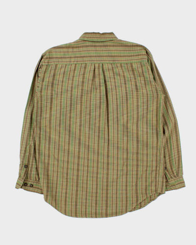 Vintage 1990s Patagonia Striped Oversized Long Sleeve Flannel Shirt - S