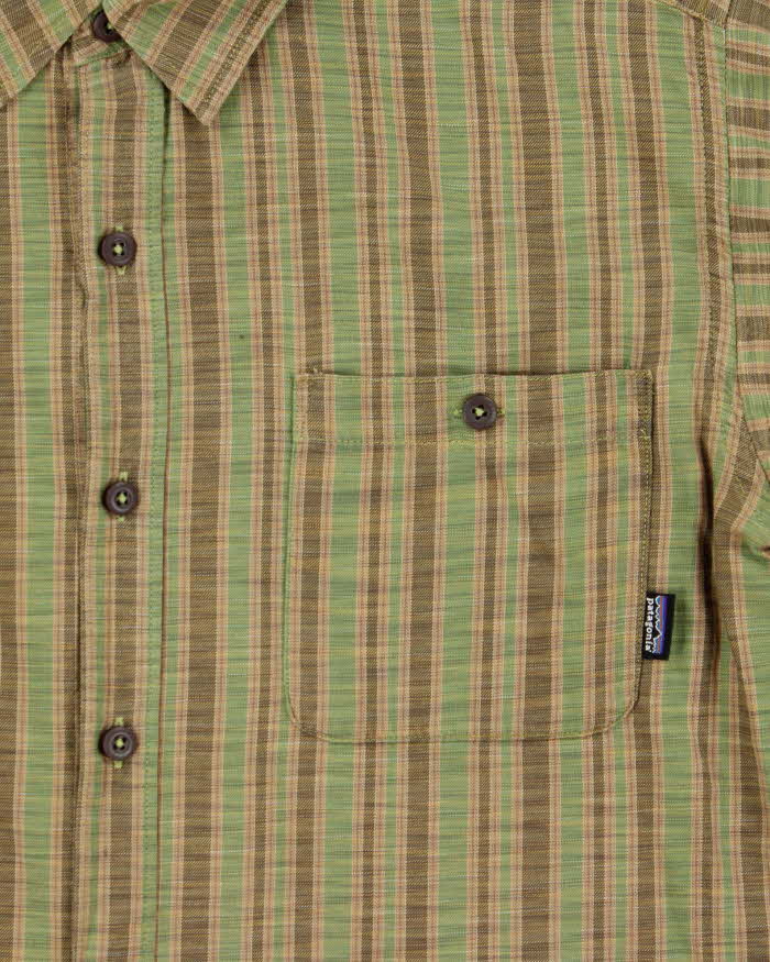 Vintage 1990s Patagonia Striped Oversized Long Sleeve Flannel Shirt - S