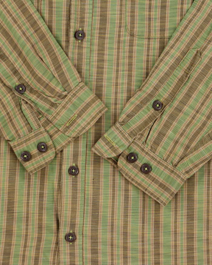 Vintage 1990s Patagonia Striped Oversized Long Sleeve Flannel Shirt - S