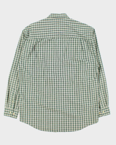 Vintage 1990s Eddie Bauer Plaid Heavyweight Oversized Long Sleeve Flannel Shirt - M