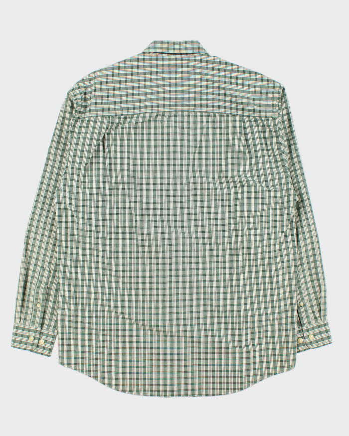 Vintage 1990s Eddie Bauer Plaid Heavyweight Oversized Long Sleeve Flannel Shirt - M