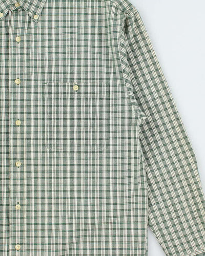 Vintage 1990s Eddie Bauer Plaid Heavyweight Oversized Long Sleeve Flannel Shirt - M