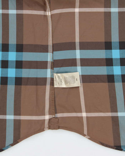 Vintage Y2K 00s Burberry Brit Nova Check Long Sleeve Shirt - XL