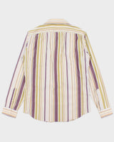 Vintage Y2K 00s Takeo Kikuchi Japan Striped Long Sleeve Shirt - L