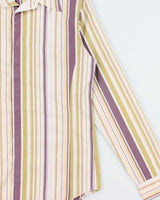 Vintage Y2K 00s Takeo Kikuchi Japan Striped Long Sleeve Shirt - L