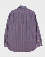 Vintage Y2K 00s Sissy Kansai Yamamoto Jeans Striped Long Sleeve Shirt - L