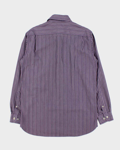 Vintage Y2K 00s Sissy Kansai Yamamoto Jeans Striped Long Sleeve Shirt - L