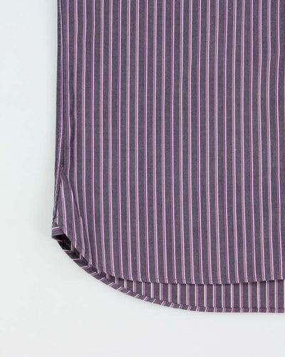 Vintage Y2K 00s Sissy Kansai Yamamoto Jeans Striped Long Sleeve Shirt - L