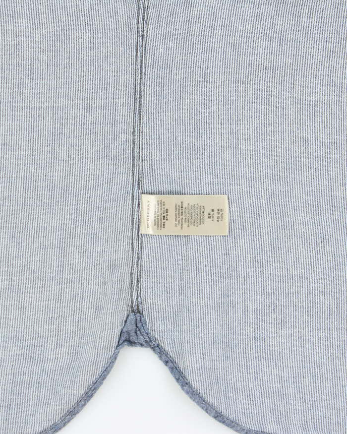Vintage 00s Burberry Brit Soft Denim Long Sleeve Shirt - L