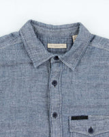 Vintage 00s Burberry Brit Soft Denim Long Sleeve Shirt - L