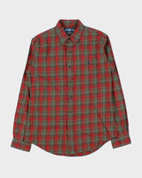 Vintage 00s Ralph Lauren Tartan Long Sleeve Oversized Shirt - S