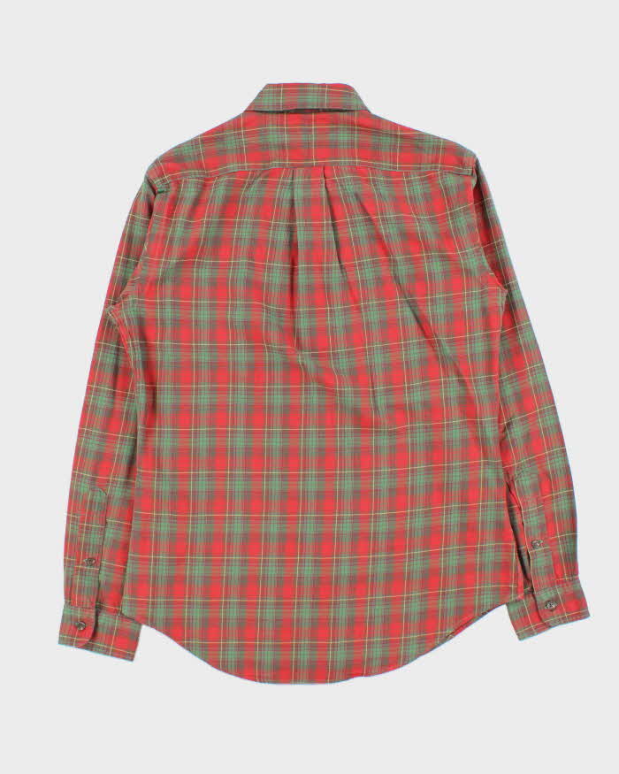 Vintage 00s Ralph Lauren Tartan Long Sleeve Oversized Shirt - S