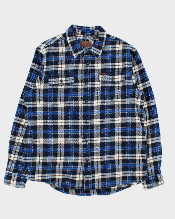 Vintage Orvis Heavyweight Plaid Flannel Over Shirt - L