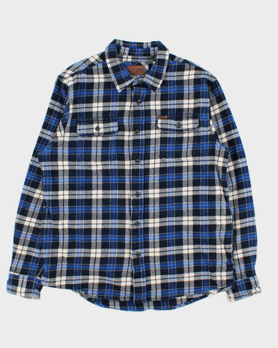 Vintage Orvis Heavyweight Plaid Flannel Over Shirt - L