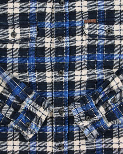 Vintage Orvis Heavyweight Plaid Flannel Over Shirt - L