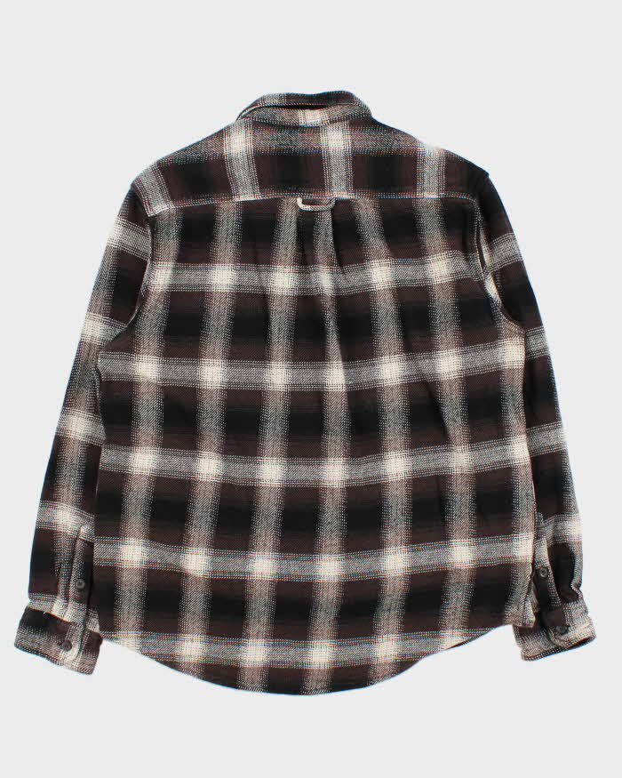 Vintage Orvis Heavyweight Plaid Flannel Over Shirt - L
