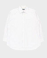 Vintage Y2K 00s Burberry Striped Long Sleeve Smart Shirt - XXL