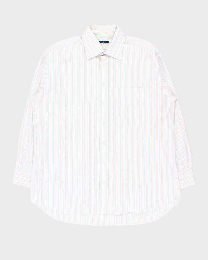 Vintage Y2K 00s Burberry Striped Long Sleeve Smart Shirt - XXL