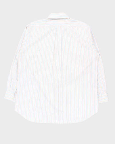 Vintage Y2K 00s Burberry Striped Long Sleeve Smart Shirt - XXL
