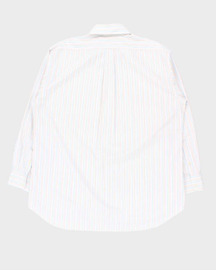 Vintage Y2K 00s Burberry Striped Long Sleeve Smart Shirt - XXL