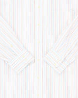 Vintage Y2K 00s Burberry Striped Long Sleeve Smart Shirt - XXL