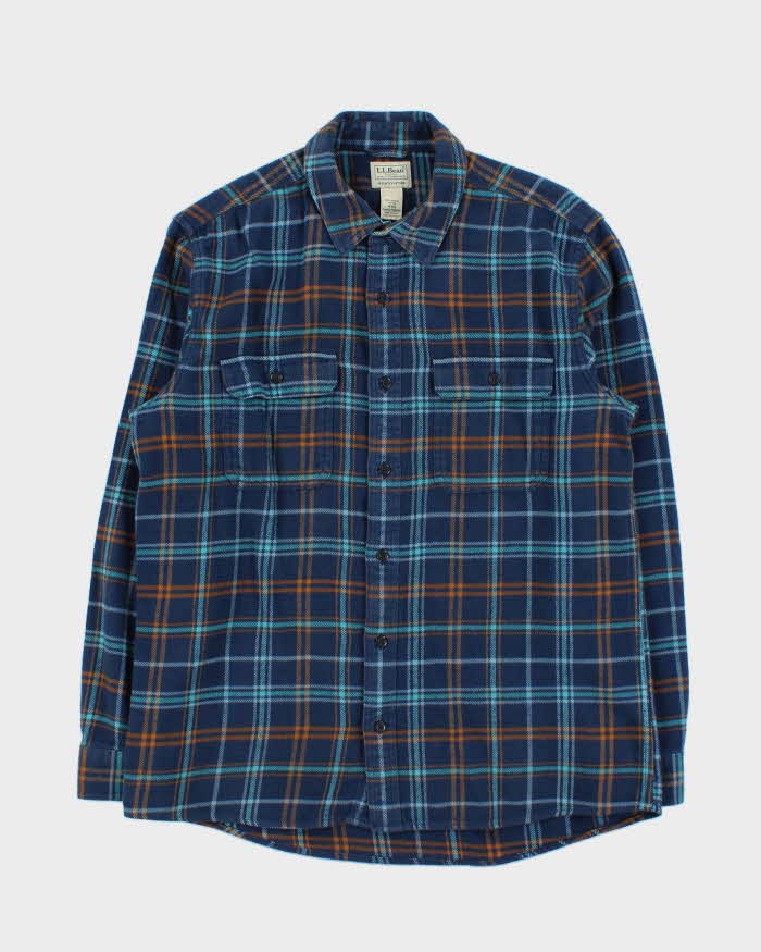 Vintage L.L. Bean Heavyweight Flannel Shirt - M