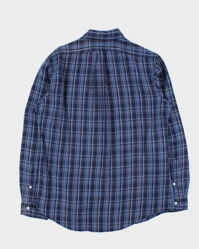 Vintage Ralph Lauren Silk &amp; Linen Check Shirt - L