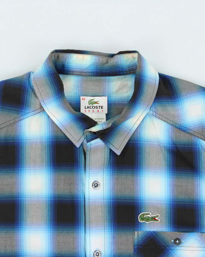 Vintage Lacoste Sport Check Shirt - L