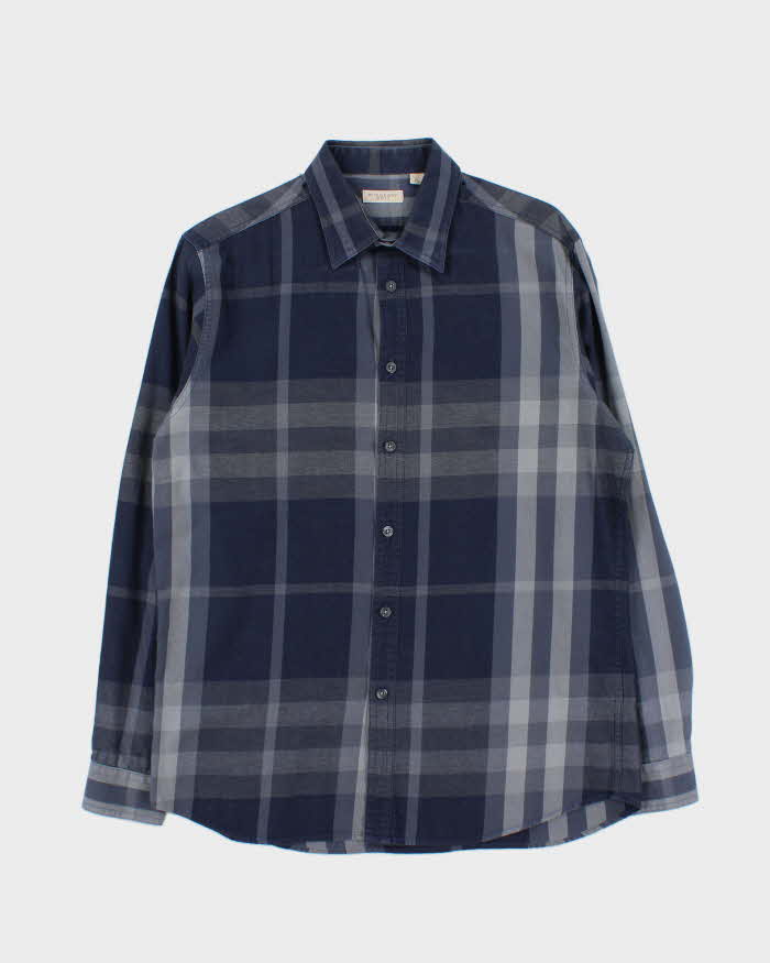 Vintage Y2K 00s Burberry Brit Large Nova Check Long Sleeve Shirt - XL