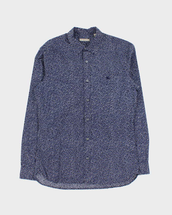 Vintage Y2K 00s Burberry Brit Dotted Print Long Sleeve Shirt - M