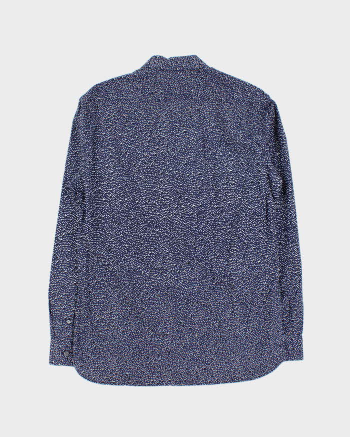 Vintage Y2K 00s Burberry Brit Dotted Print Long Sleeve Shirt - M